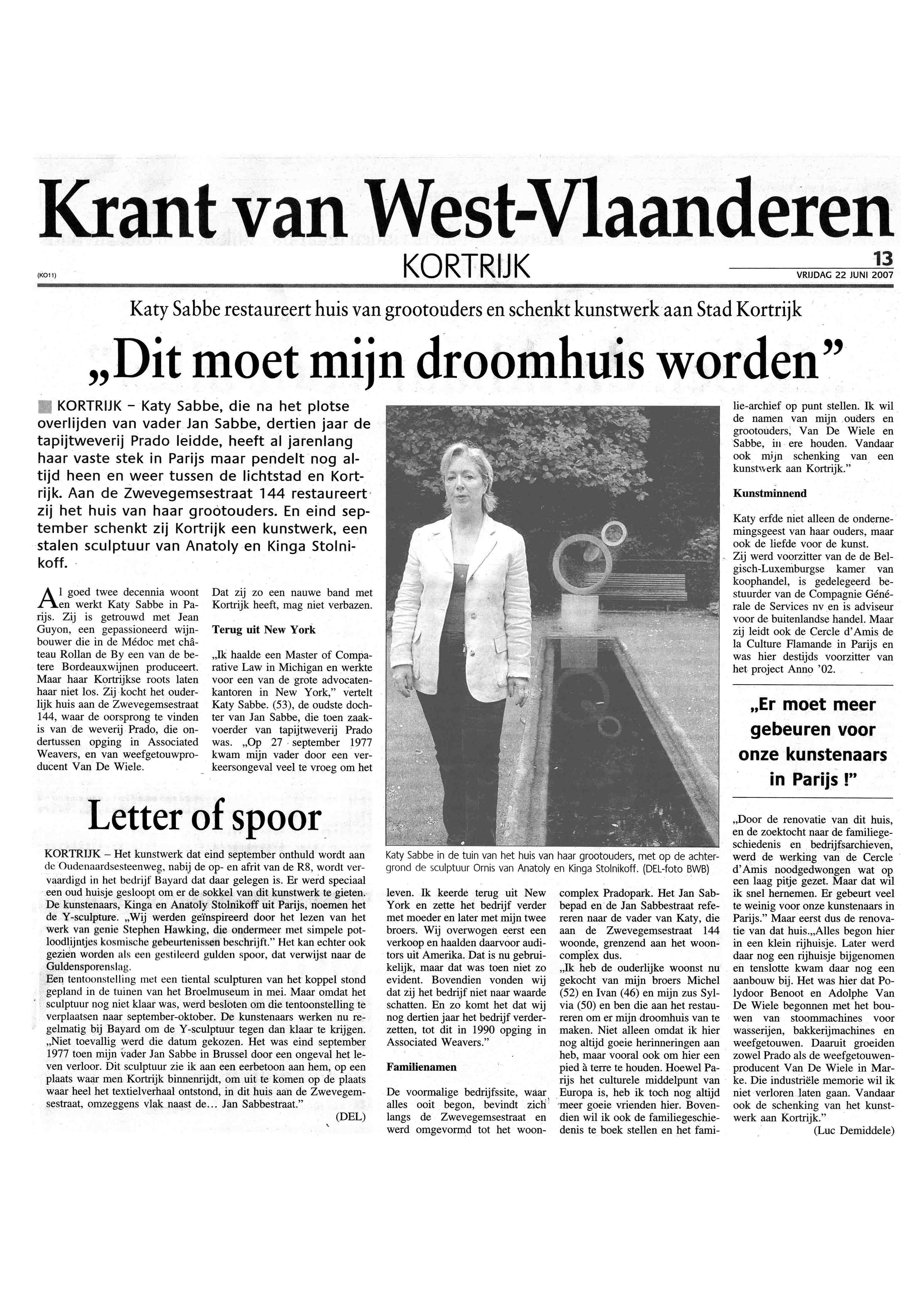 Krant van West Vlaanderen